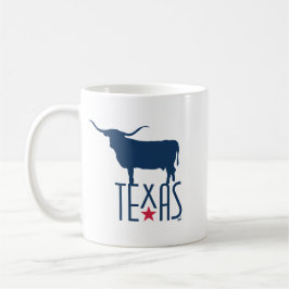 Symbole von Texas, Longhorn, Marine Kaffeetasse