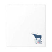 Symbole von Texas, Longhorn, Marine Notizblock (Vorderseite)