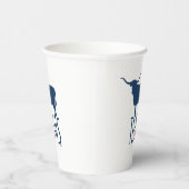 Symbole von Texas, Longhorn, Marine Pappbecher (Rechts)