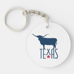 Symbole von Texas, Longhorn, Marine Schlüsselanhänger