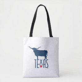 Symbole von Texas, Longhorn, Marine Tasche