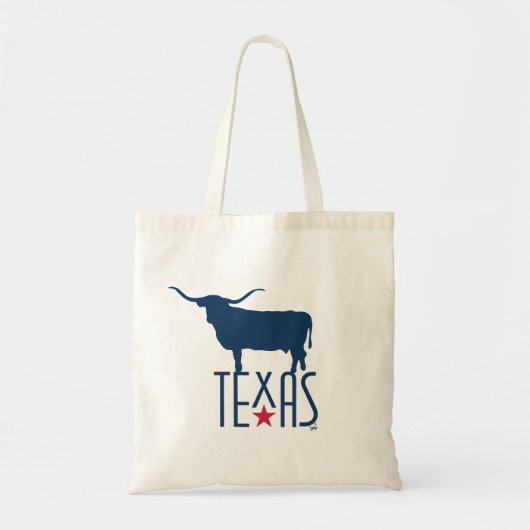 Symbole von Texas, Longhorn, Marine Tragetasche (Vorne)