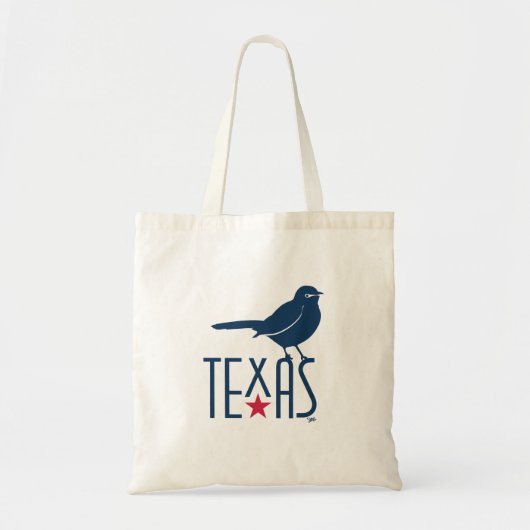 Symbole von Texas, Mockingbird Tragetasche (Vorne)