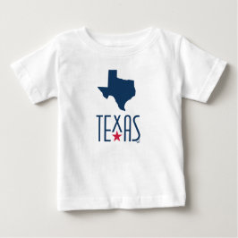 Symbole von Texas, Texas, blau Baby T-shirt
