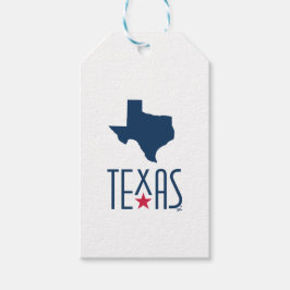 Symbole von Texas, Texas, blau Geschenkanhänger