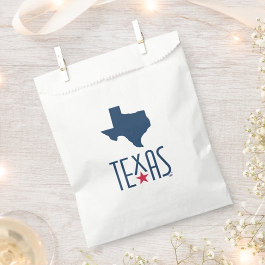 Symbole von Texas, Texas, blau Geschenktütchen (Ausgeschnitten)