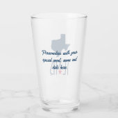 Symbole von Texas, Texas, blau Glas (Rückseite)
