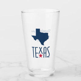 Symbole von Texas, Texas, blau Glas