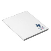 Symbole von Texas, Texas, blau Notizblock (angewinkelt)