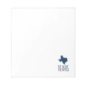 Symbole von Texas, Texas, blau Notizblock (Vorderseite)