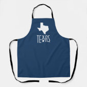 Symbole von Texas, Texas, blau Schürze (Vorderseite)