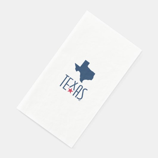 Symbole von Texas, Texas, blau Serviette (Ecke)