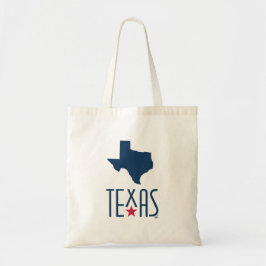 Symbole von Texas, Texas, blau Tragetasche