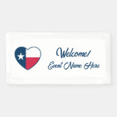 Symbole von Texas, Texas-Flagge, Herz Banner (Horizontal)