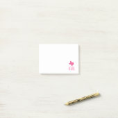 Symbole von Texas, Texas, rosa Post-it Klebezettel (Auf Schreibtisch)