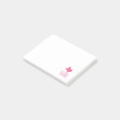 Symbole von Texas, Texas, rosa Post-it Klebezettel (angewinkelt)