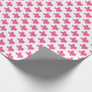 Symbole von Texas, Texas State, Pink Geschenkpapier