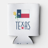 Symbole von Texas, Texas und Gelb Rose Dosenkühler (Vorderseite)