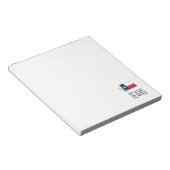 Symbole von Texas, Texas und Gelb Rose Notizblock (angewinkelt)