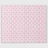 Symbole von Texas, Texas und Star Pink Geschenkpapier (Flach)