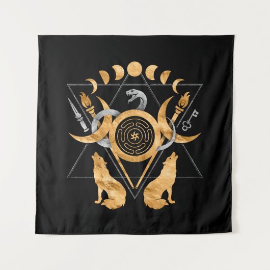 Symbole Wandteppich (Vorderseite)