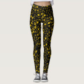 Symbolik Gelb und Schwarz Leggings (Vorderseite)