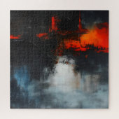 Symbolik verändert Abstrakte Kunst Puzzle (Horizontal)