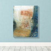 Symbolische Figuren (Höhlenmalerei) Leinwanddruck (Insitu (Holzboden))