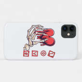 Symbolische Liebe Skeleton Hand Angebot Herz Case-Mate iPhone Hülle (Rückseite (Horizontal))