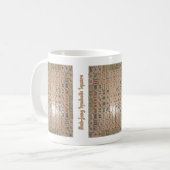 Symbolische quadratische Tasse (Vorderseite Links)