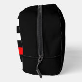 Symbolische Thin Red Line American Flag Grafik auf Waschbeutel (Rechts)