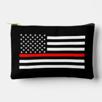 Symbolische Thin Red Line American Flag Grafik auf