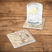 Symbolischer Baum Gustav Klimt Steinuntersetzer