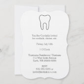 Symbolischer Zahn Einladung (Vorderseite)