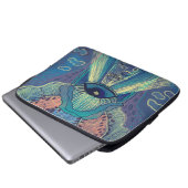 symbolisches Auge Laptopschutzhülle (Vorne Knopf)