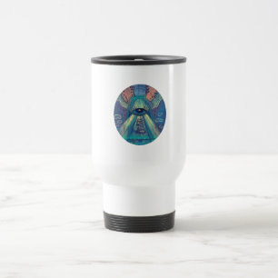 symbolisches Auge Reisebecher