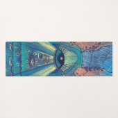 symbolisches Auge Yogamatte (Rückseite (Horizontal))