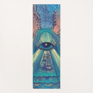 symbolisches Auge Yogamatte