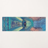 symbolisches Auge Yogamatte (Vorderseite (Horizontal))