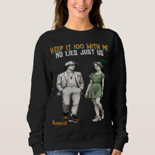 Symbolisches Engel-Paar NO FAKE LOVE T-Shirt Sweatshirt