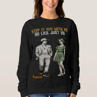 Symbolisches Engel-Paar NO FAKE LOVE T-Shirt Sweatshirt