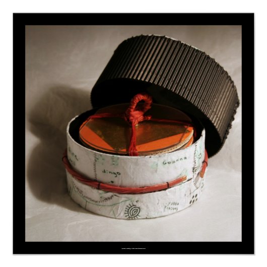 Symbolisches Künstlerbuch-Poster Poster (Vorderseite)