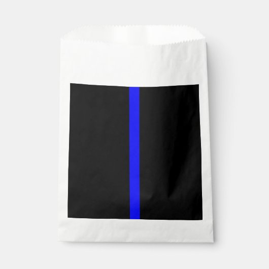 Symbolisches Memorial zu Thin Blue Line auf einer Geschenktütchen (Vorderseite)
