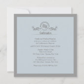 Symbolisches Monogramm-religiöse Einladung (Vorderseite)