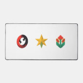 Symbolisches Set Schreibtischunterlage (Vorderseite)