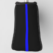 Symbolisches Thin Blue Line-Grafikdesign Golf Headcover (Rotieren 90)