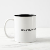 symbolisieren den Power von Wörtern Zweifarbige Tasse (Links)