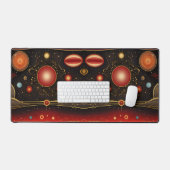 Symbolismus: Kunst der Aztec Schreibtischunterlage (Tastatur & Maus)