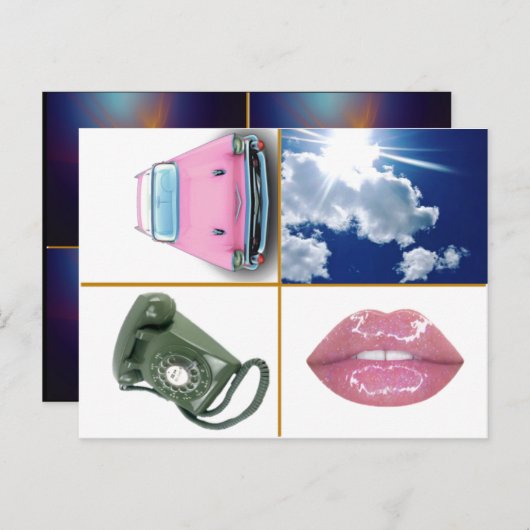 Symbolkarten zur Verbesserung und Klärung von Taro Postkarte (Vorne/Hinten)