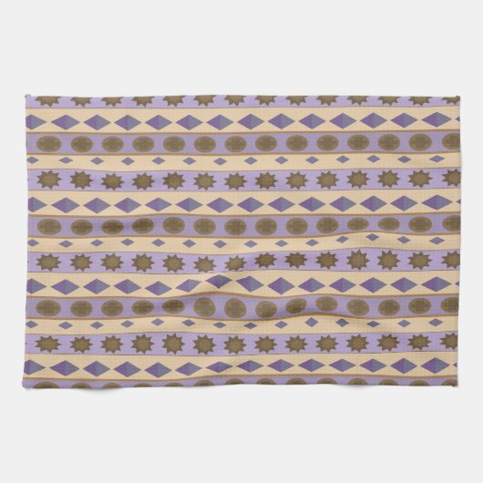 SYMBOLS blau Geschirrtuch (Horizontal)